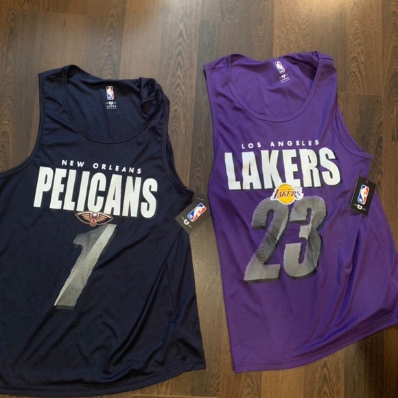 NBA basketall Lebron Zion Tank Tops - Picture 1 of 6